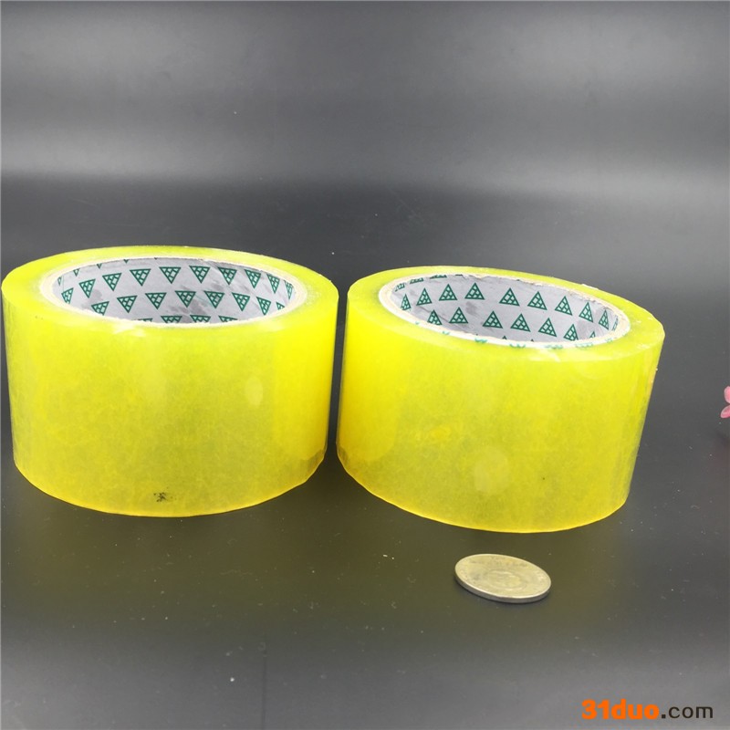 博帆安徽OPP胶带打包宽封口 电商快递透明封箱胶布厂家批发