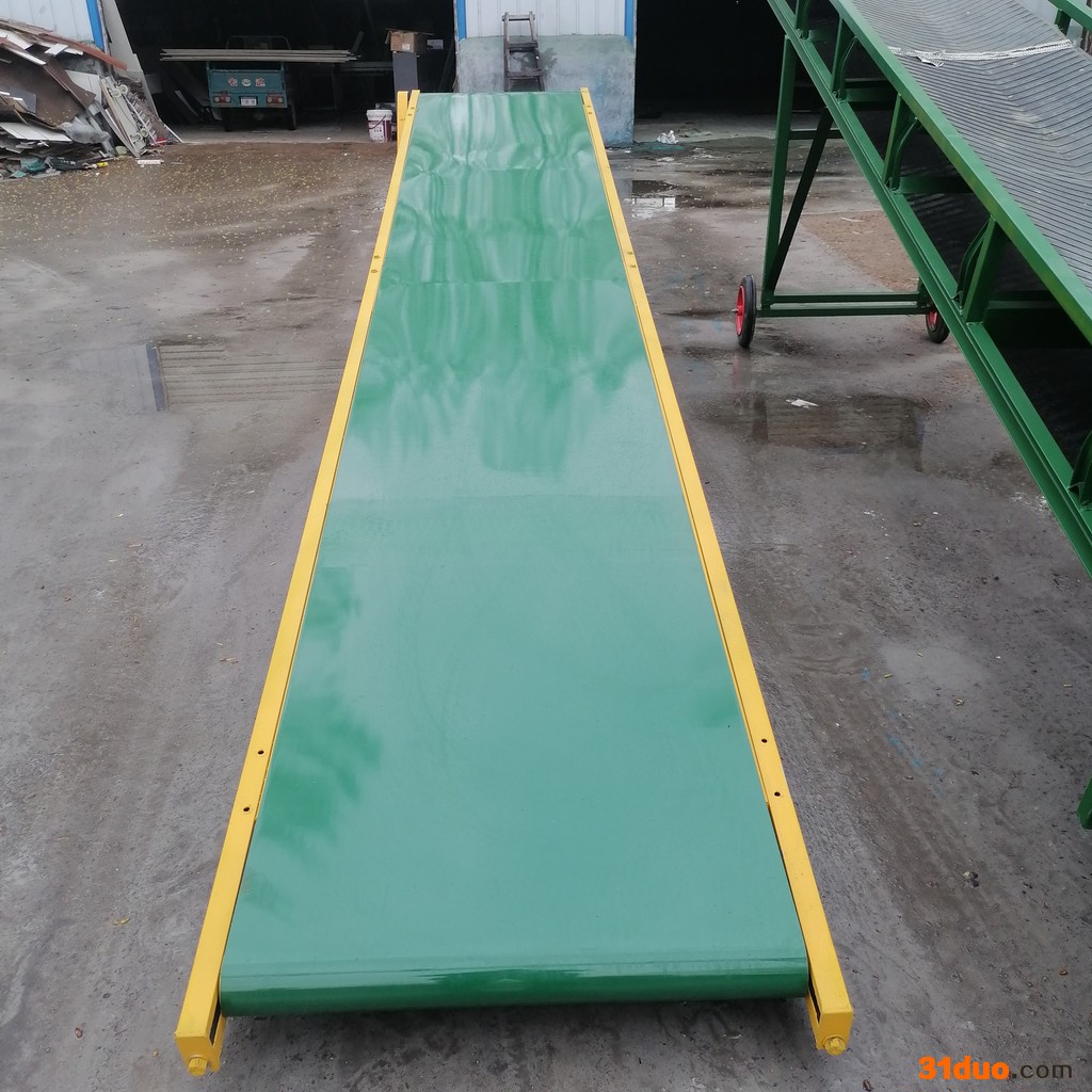 盈利PVC皮带输送机 分拣线 物流皮带输送机物流分拣机 电商物流输送线 装卸货输送机厂家