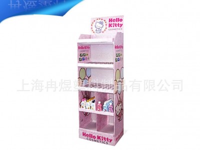 设计加工打样电商线下促销展示架 中空板面包货架 量大从优