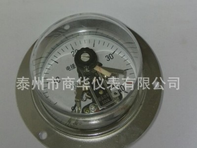 YXC-150ZT轴向带边电接点压力表 0~6Mpa  商华
