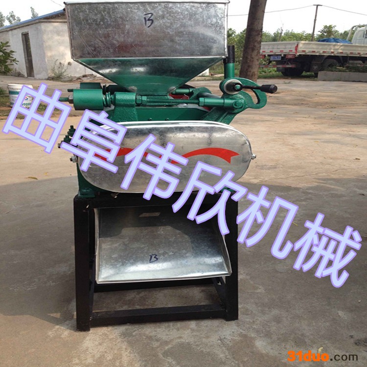 单相电粮食挤扁机 小型豆扁挤扁机 麦扁子机生产商