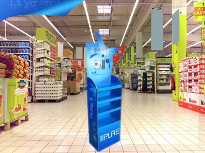 实用美观电商线下促销展示架 运动用品货架 面膜展示货架