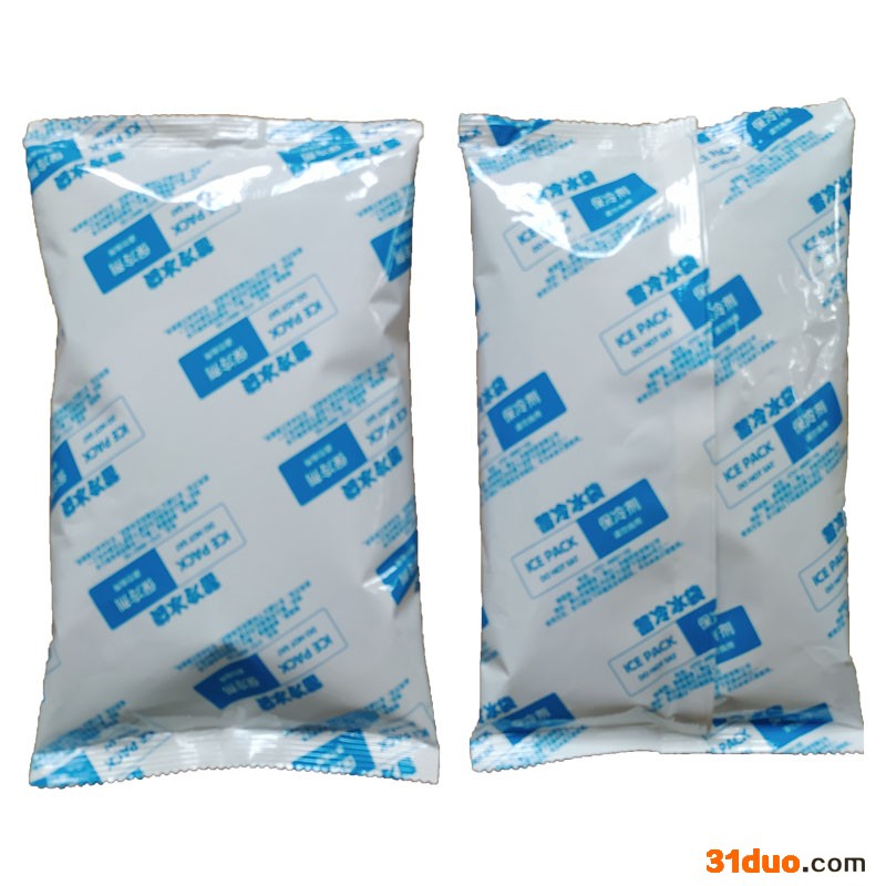 新鲜雅致 500克冰袋 生物冰袋 凝胶冰袋 蓄冷冰袋 蛋糕冰袋生鲜运输冰袋 电商冰袋