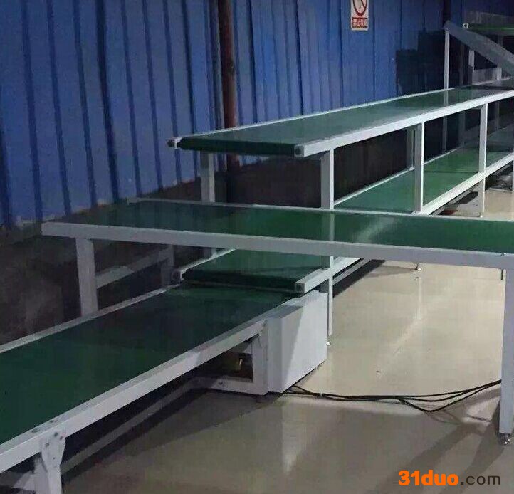 流水线电商快递物流分拣装卸爬坡输送机传送带传输机传动带输送带