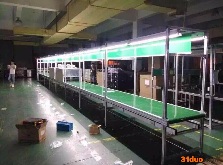 灏广（0075）5000*300机型电子流水线  物流输送机 储仓电商应用 灏广转弯机