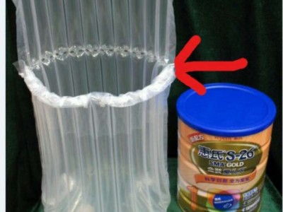 鸿业 缓冲包装 气泡柱 气柱袋 10柱奶粉袋 11柱奶粉袋 奶粉包装袋 电商包装袋