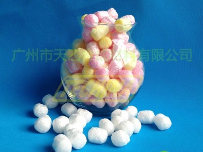 【电商**】彩色泡沫粒 电子产品防震缓冲包装材料 可降解发泡胶