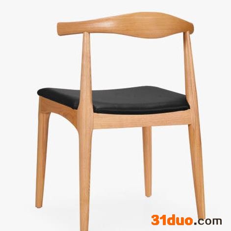 永刚牛角椅 YG021 实木牛角椅子** 电商一件代发 PU/布艺可选北欧风格现代时尚