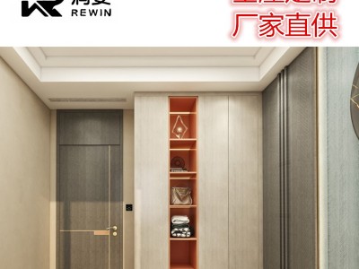 【润安】全屋定制家具_沙发背景墙_木饰面报价