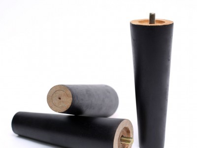 ** 实木简约风沙发木脚 茶几木脚 方形斜柱凳脚 家具木脚