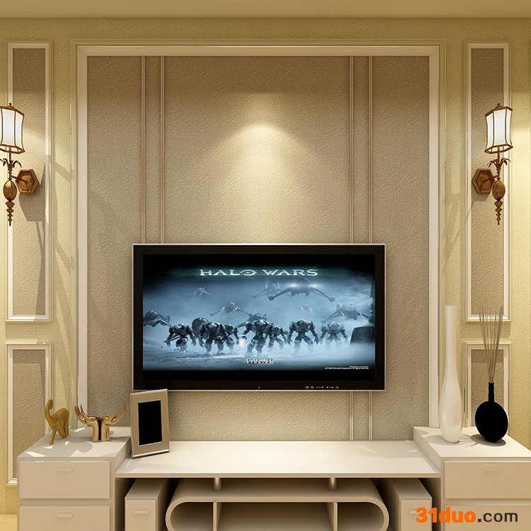 豪皇居 硬包背景墙 电视沙发背景墙卧室床头防撞软包墙