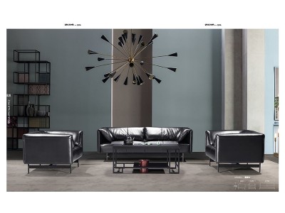 福尧 办公沙发 售楼处接待沙发 前台客户会客接待沙发 现代风格