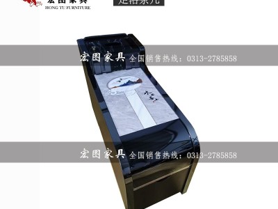 宏图家具 足疗沙发配套茶几 足浴洗浴茶几边柜