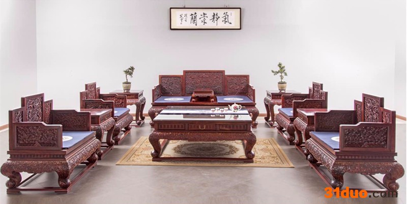 丰一阁 老红木沙发