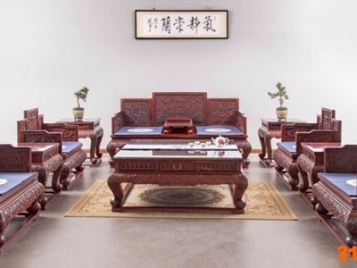 丰一阁 老红木沙发