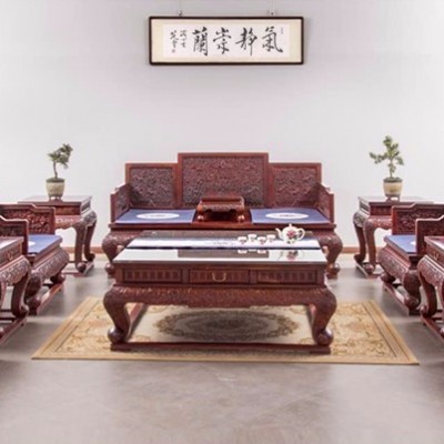 丰一阁 老红木沙发