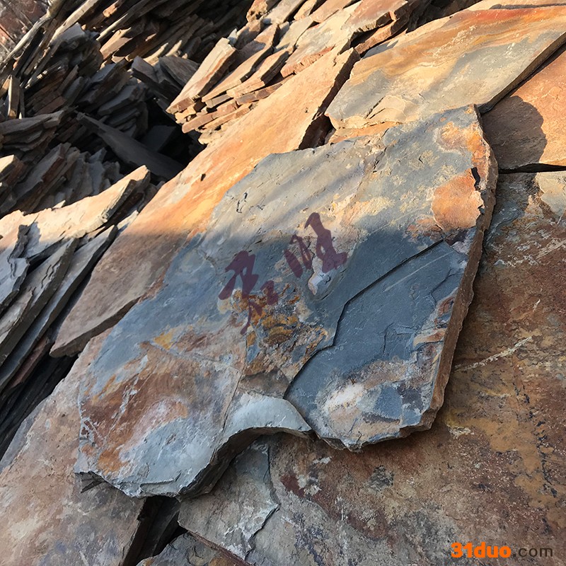 现代仿古白石英碎拼石沙发背景墙碎拼石文化砖