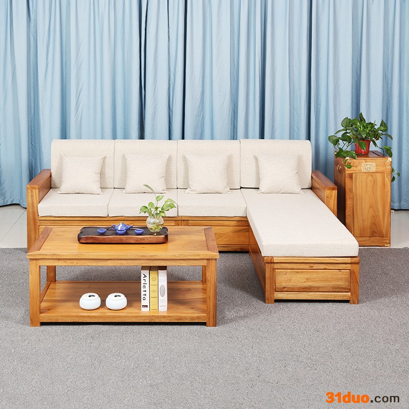 樟木沙发 小叶香樟木原木简约现代沙发 香樟木储物沙发 香樟木套件沙发组合