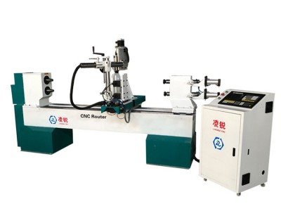 凌锐 双轴全自动木工车床 大型数控木工车床价格 实木加工机器 桌椅腿沙发脚数控车床