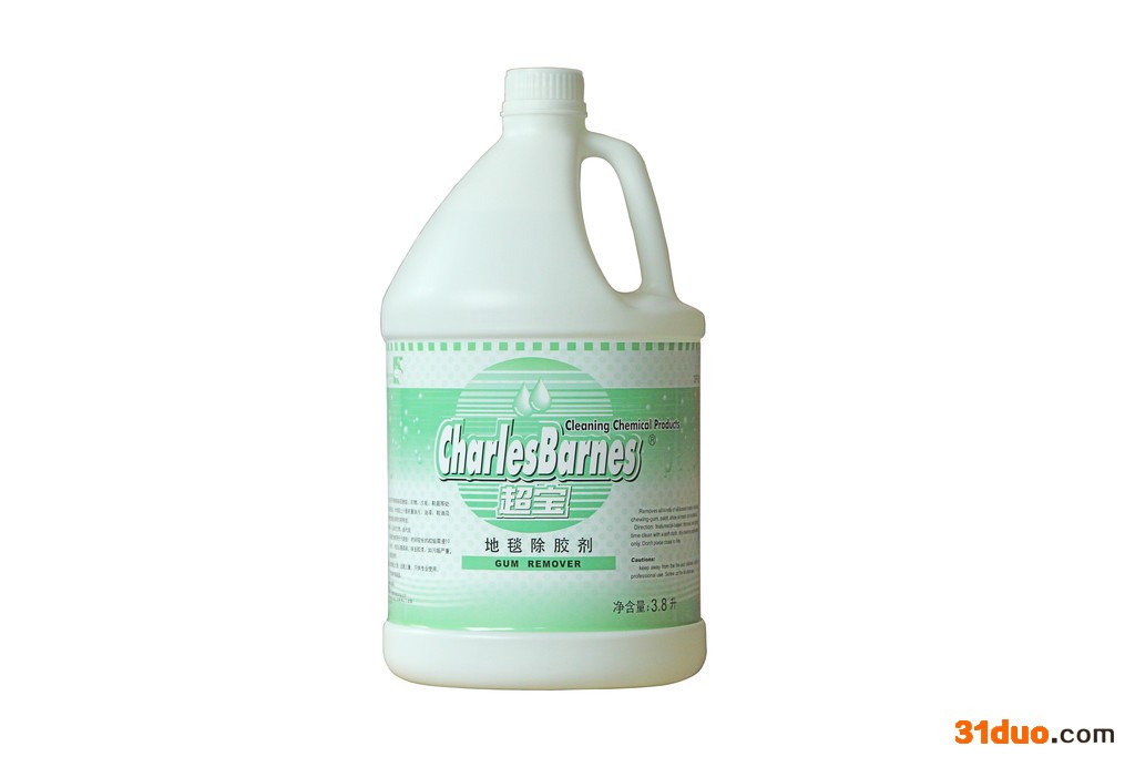 超宝DFF026地毯除胶剂用于清除粘在地毯、衣物、沙发、鞋底等处的香口胶残渣。