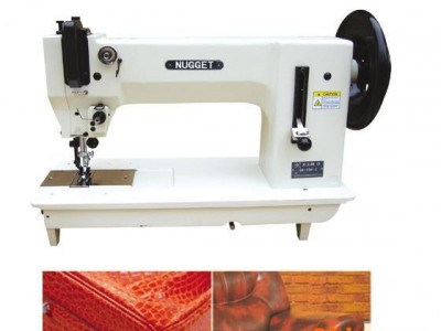 厚料上下送料缝纫机 沙发皮革皮鞋皮包马克线花样缝纫机 江苏新沂金垦机械制造有限公司提供