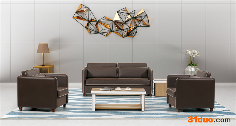 西安办公室沙发加工定制 楠叶办公沙发价格