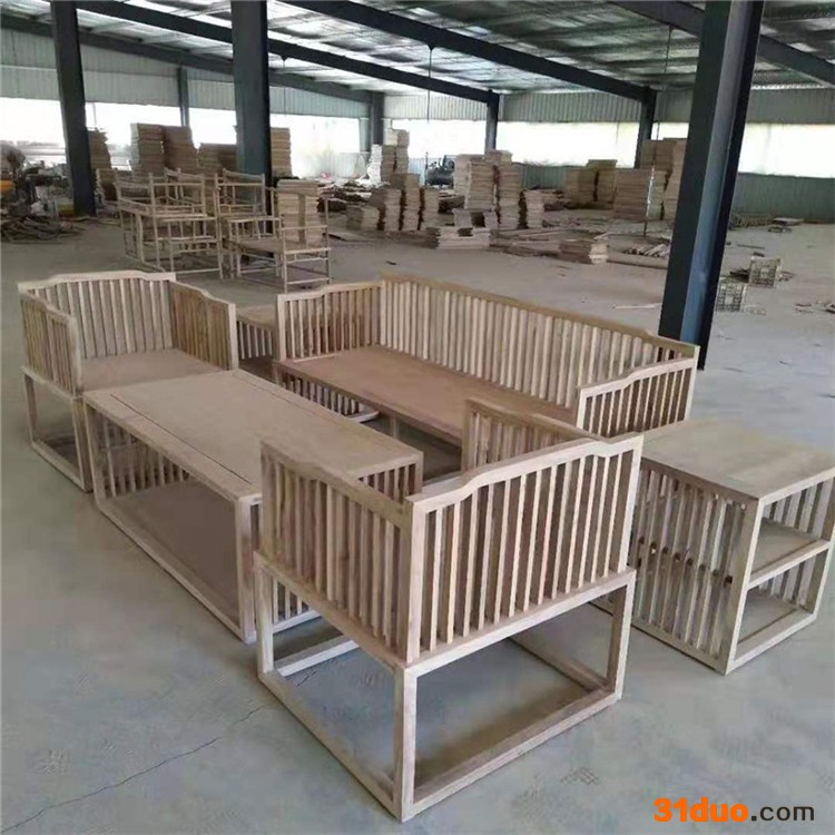 星拓 老榆木沙发客厅组合 木质沙发 懒人沙发 实木沙发 电话议价