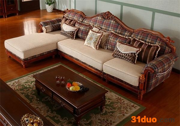 休闲会所装修欧式布艺沙发  酷可斯客厅组合沙发 会所沙发