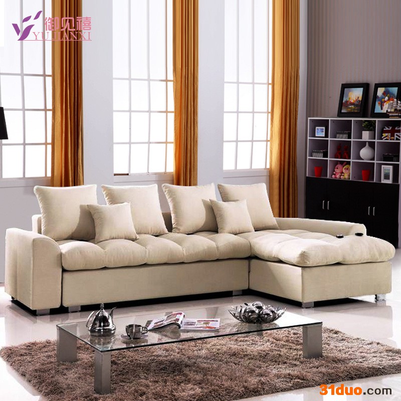 深圳全友家私 韩式沙发 小户型沙发 办公沙发 布艺沙发组合 室内装修沙发图片