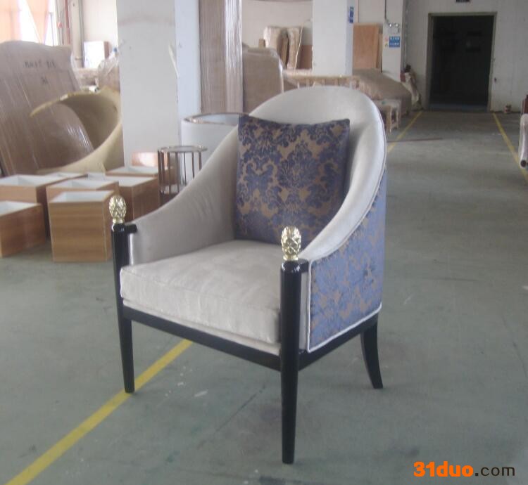 直销 欧式系列 沙发软包 单人沙发