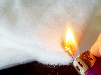 出口床垫专用CFR-1633阻燃棉美标阻燃棉沙发阻燃热风棉厂家莞顺欣 1633热风棉