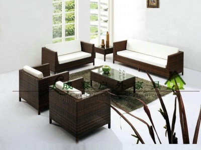 沙发 编藤沙发 组合沙发 仿藤沙发 休闲沙发 户外家具