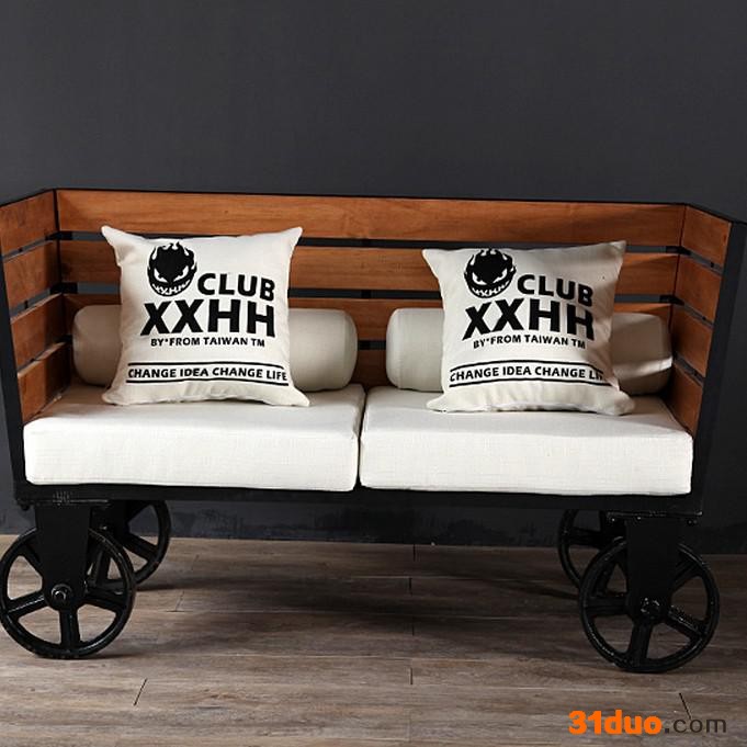 主题餐厅沙发卡座 烤吧沙发定做 广森源家具sf-t92沙发定做厂家