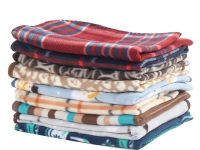 出口日本库存双面绒小毛毯沙发垫小盖毯办公室空调毯宠物小毯