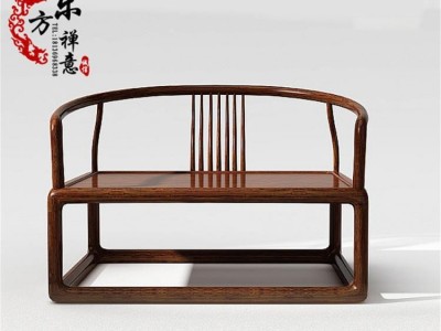 中式实木圈椅 明式复古禅意沙发椅子 现代书房单人扶手靠背太师椅 其他椅、凳、榻
