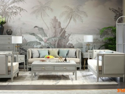 班诗特 轻奢 家具 红橡木 真皮 高精密布 客厅 沙发 BV-3爱丽丝沙发