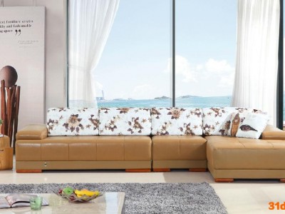 供应佛山沙发,转角真皮沙发，现代沙发