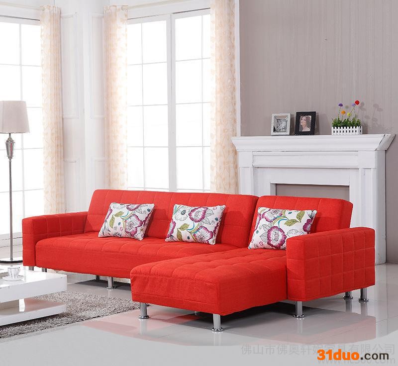 布艺沙发,转角布艺沙发,转角沙发,多功能沙发床,组合沙发床,简约