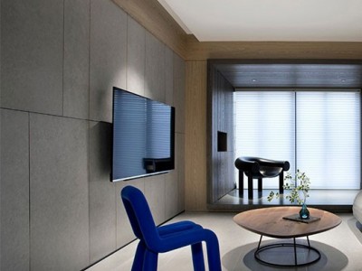 每客美嘉极简定制电视背景墙装饰沙发护墙板木饰面轻奢客厅全屋定制