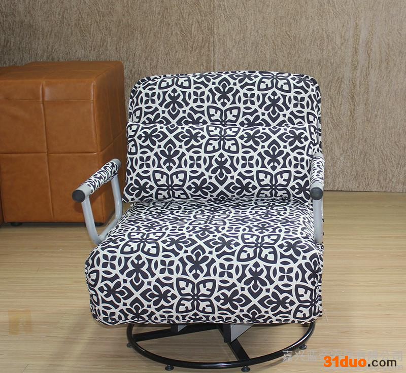 单人沙发躺椅创意懒人沙发 折叠实木多功能卧室阳台沙发午休