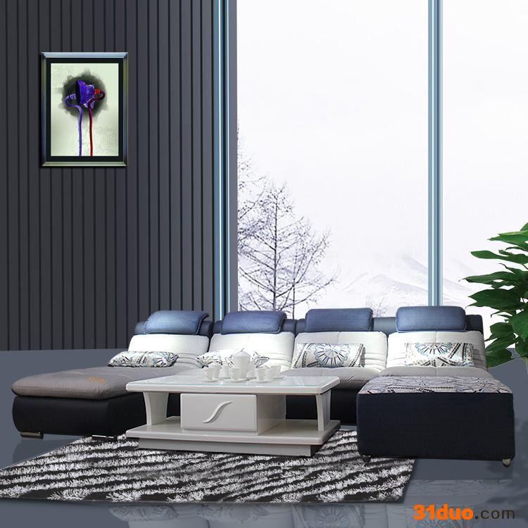 浪度家居 浪度沙发BK03902 沙发组合现代简约沙发