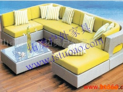 供应拓奥A57休闲藤制品沙发， 沙发/藤制品家具/户外休闲藤制品沙发