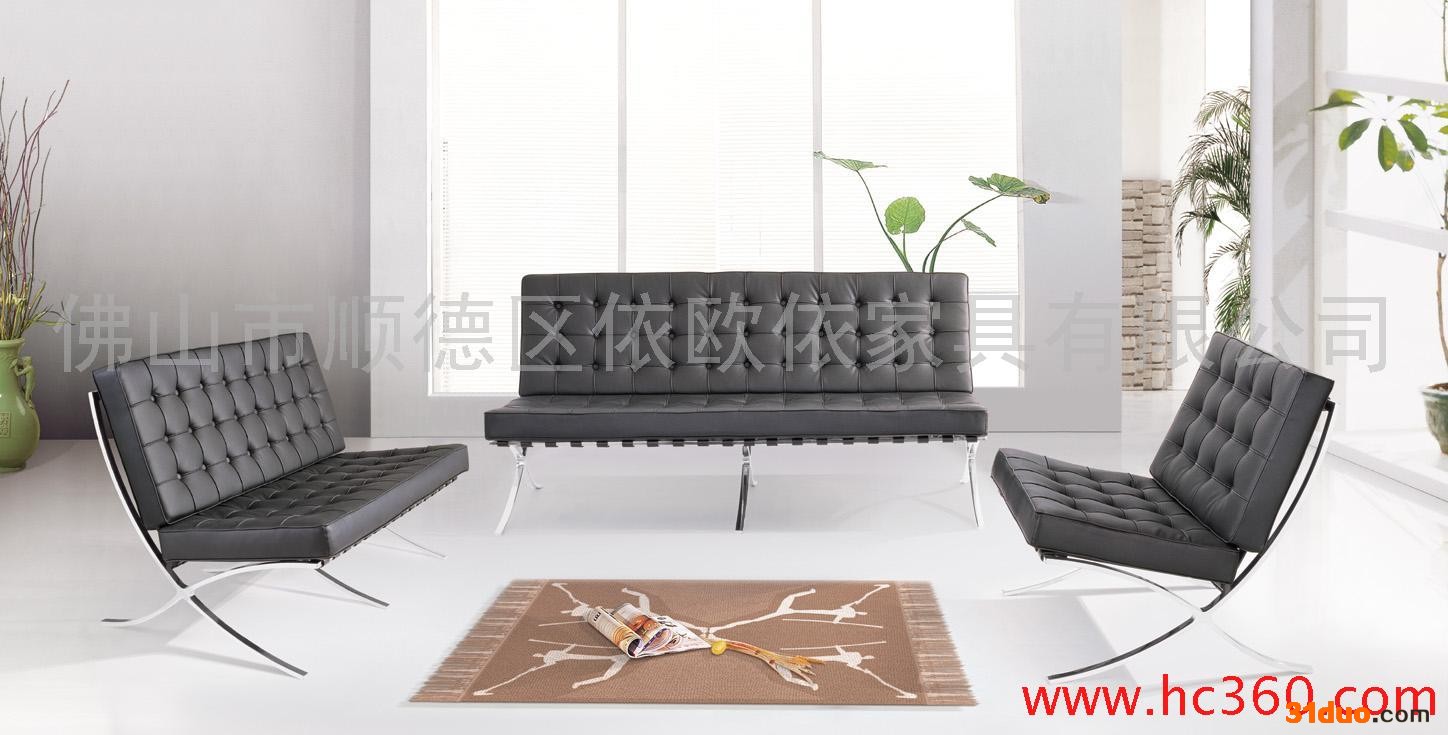 供应巴塞罗那沙发，拉扣真皮沙发