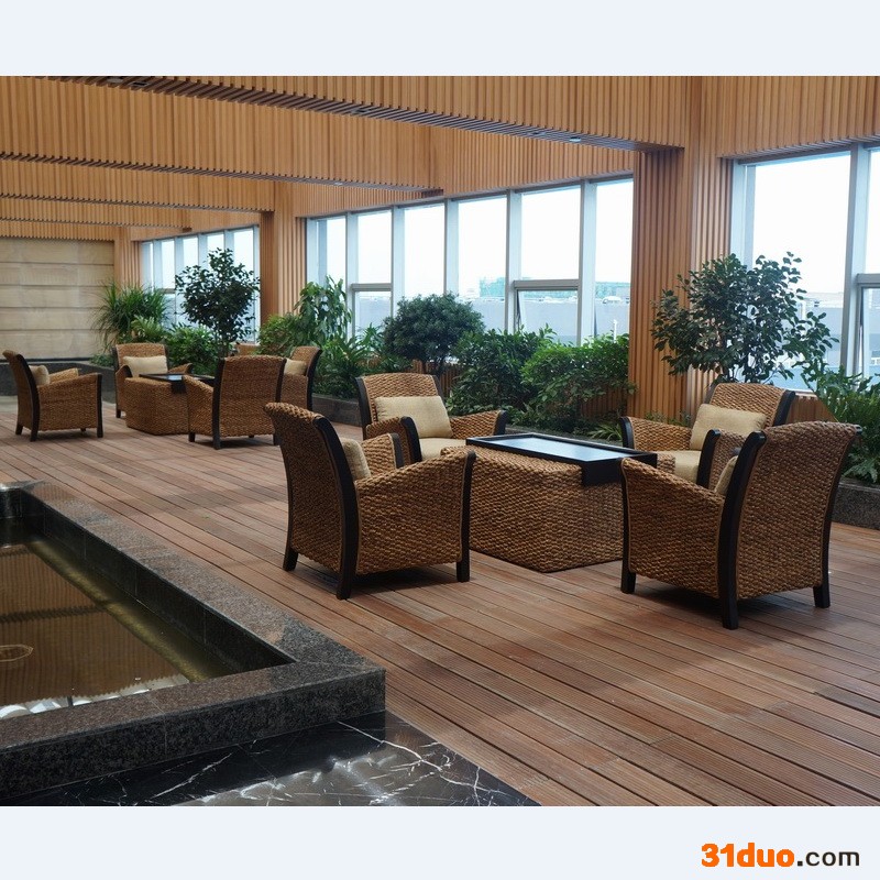 藤帅帅 藤沙发 编织藤家具休闲沙发椅 藤木沙发