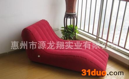 高端充气植绒沙发加厚皮料充气沙发