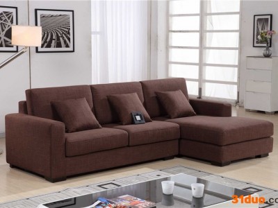 佛山供应  可拆洗组合沙发客厅沙发现代简约纯配色 休闲布艺沙发 Denmark