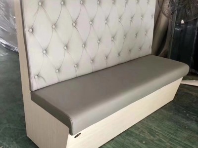 众美德沙发定做工厂家用沙发翻新，中餐厅卡座，餐饮沙发翻新，靠墙沙发款式