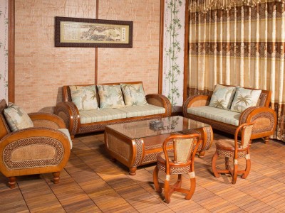 藤帅帅 藤家具 藤沙发 进口榉木真藤编织室内休闲沙发 真藤沙发