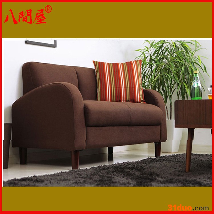 供应小户型客厅沙发双人布艺沙发咖啡厅沙发