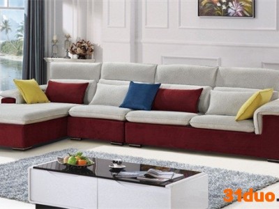 广西组合沙发  酷可斯转角布艺沙发 组合沙发批发价格
